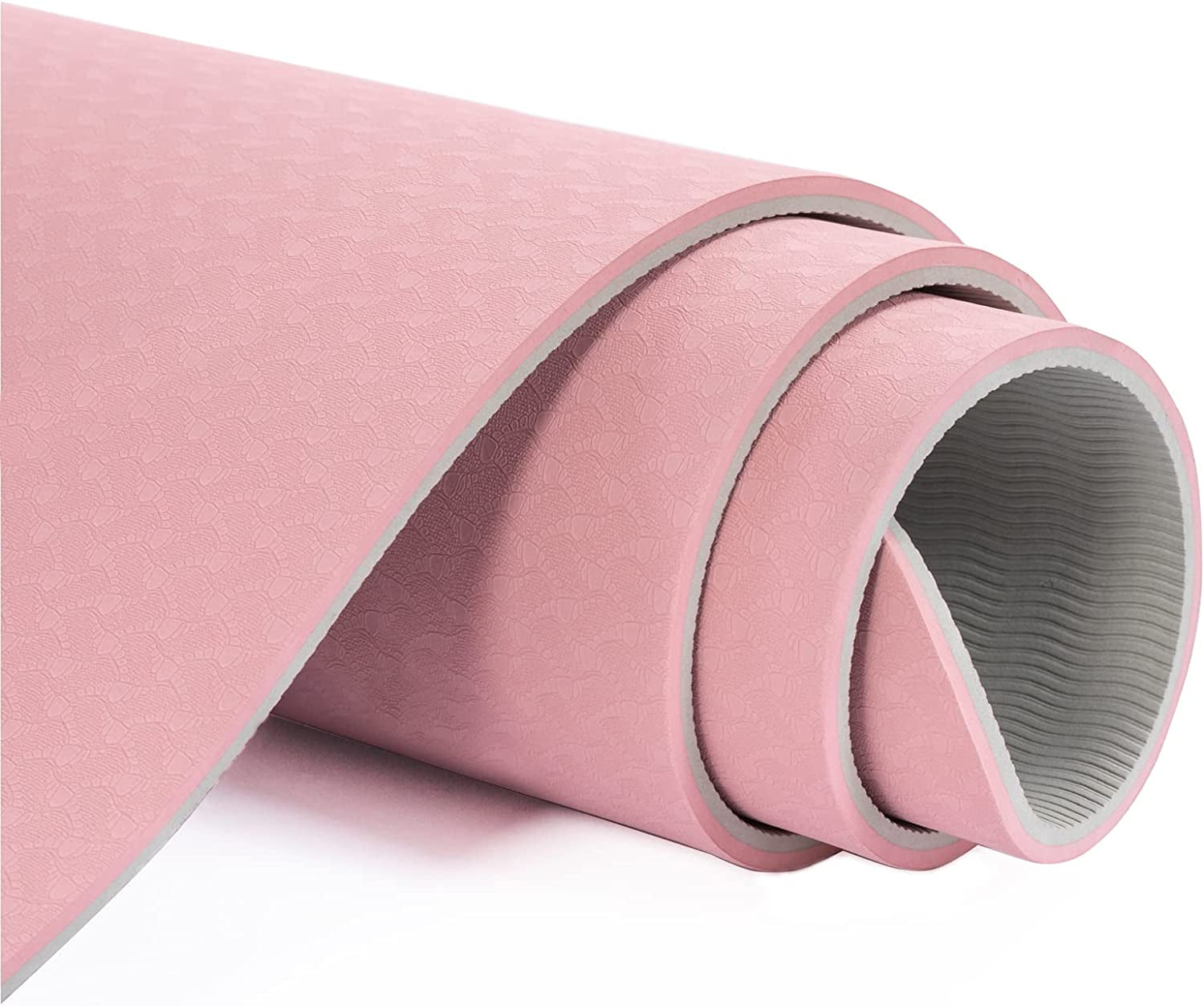 Yoga Mat Extra Thick 1/3'' Non Slip Yoga Mats, Eco Friendly, with Carrying Sling & Storage Bag